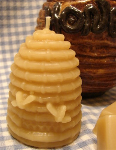 Beeswax Skep Candle
